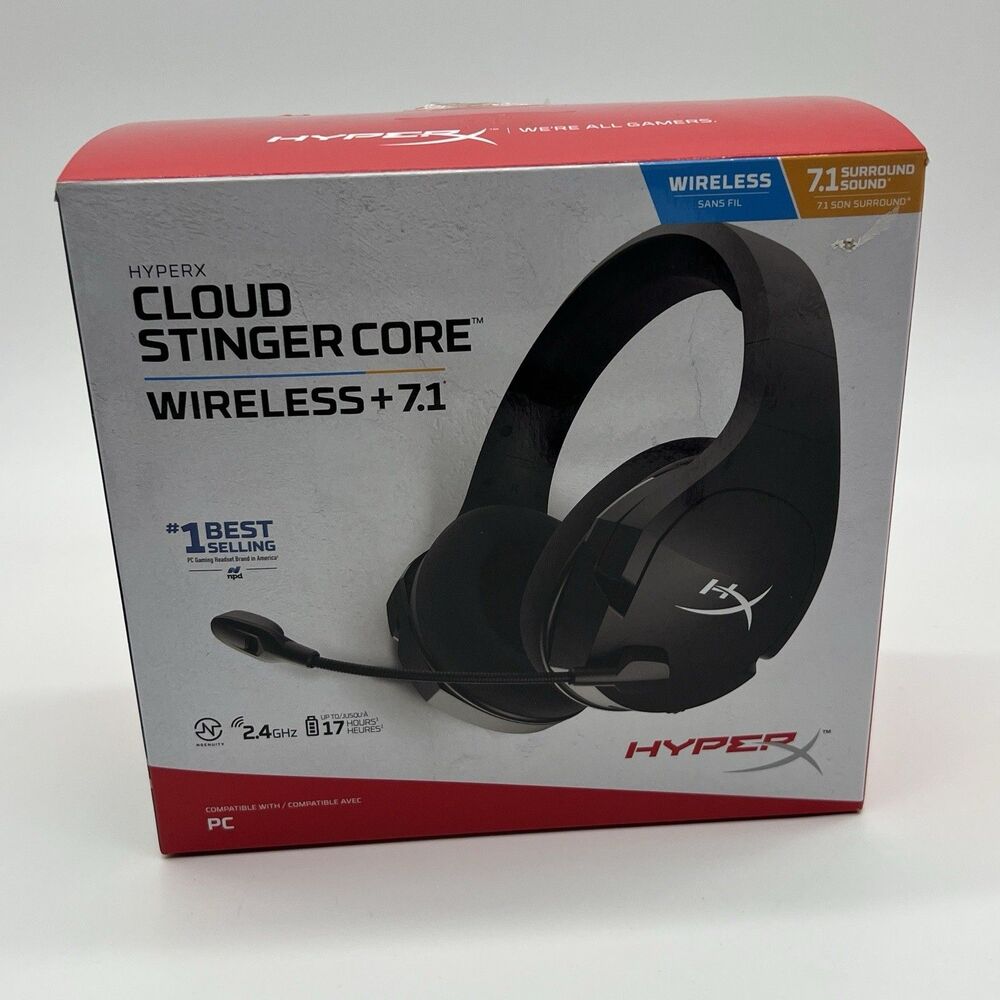 HyperX Cloud Flight S Wireless 7.1 Surround Gaming Headset PC,PS4/5 Nintendo Swi